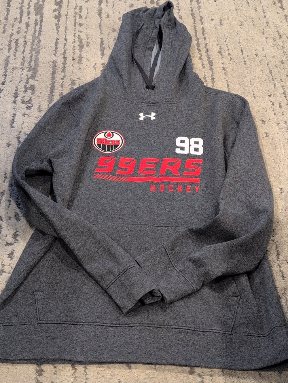 Under Armour Grey 99ers Hockey Hoodie